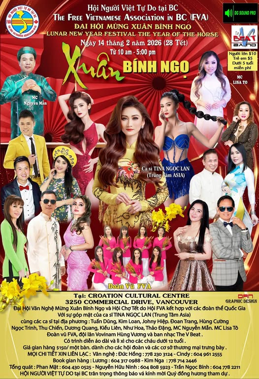 Tết Celebation at Croatian Cultural Centre (Vancouver)